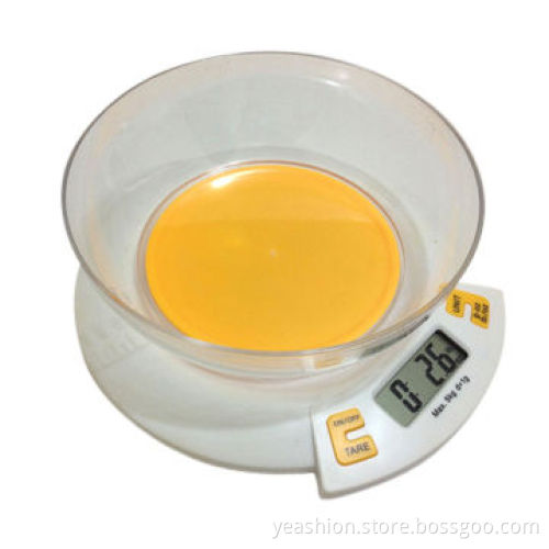 Electronic Kitchen Scale with LCD Display, Low-battery, Overload IndicationNew